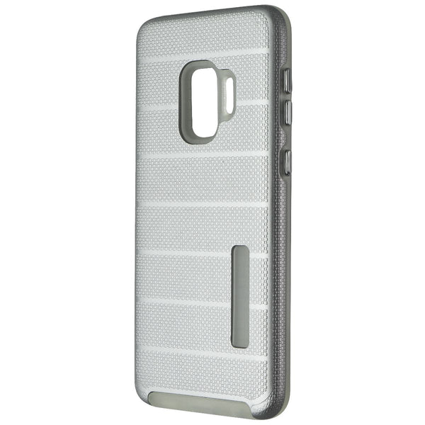 MyBat Advanced Armor Series Case for Samsung Galaxy S9 - Silver/Clear