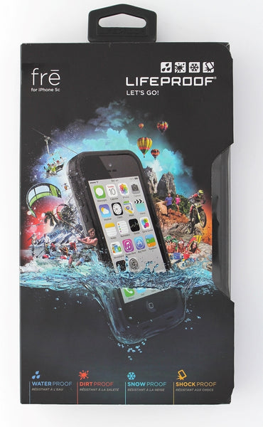 LifeProof Fre Case for Apple iPhone 5C Case - Black/Clear