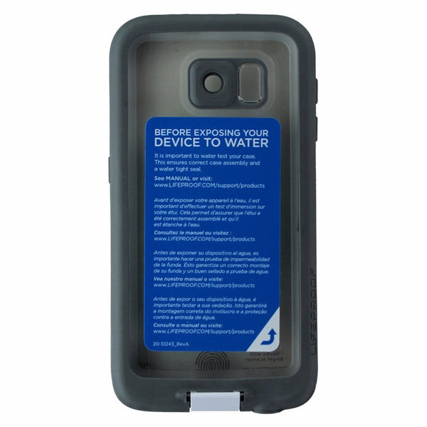 LifeProof fre Waterproof Case for Samsung Galaxy S6 - Gray/White