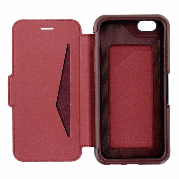 OEM OtterBox Strada Crafted Protection Case 77-51687 for iPhone 6S-Maroon